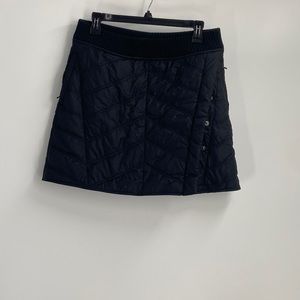 Prana quilted black skirt